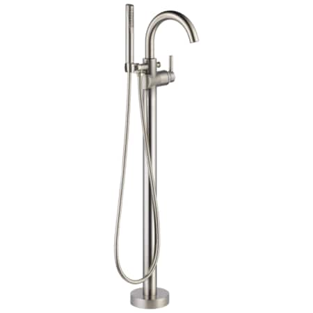 Delta Single hole installation Hole Floor-Mount Tub Filler Faucet, Stainless T4759-SSFL